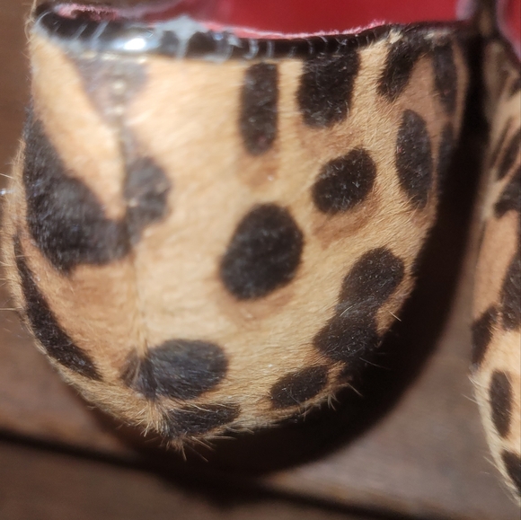 Vintage Cheetah print heels 9M - Picture 6 of 14